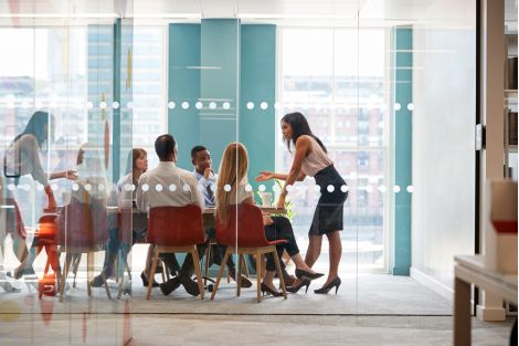 Reuniones de dirección de empresa